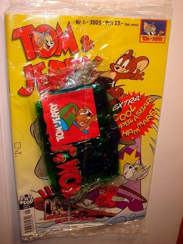 TOM & JERRY I ORIGINAL PLAST med leksak 2003 nr 6 HAMMARE