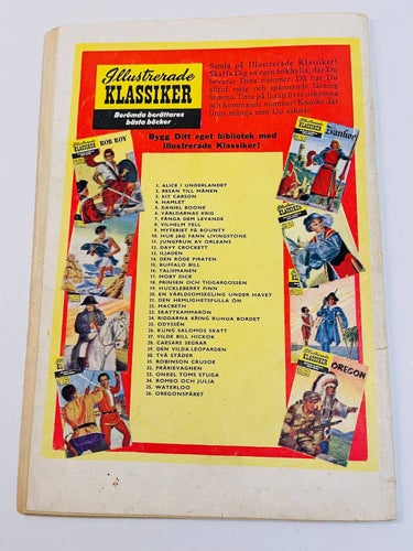 Illustrerade Klassiker Nr 36 , Första Utgåva !