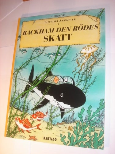 Tintins äventyr 12 - Rackham den rödes skatt INB. NY OLÄST 2016