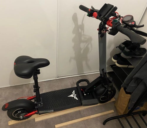 830W-48V-18.2AH elskoter för vuxen med avtagbar sits, 45-50km/h elsparkcykel