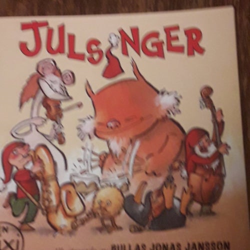 PIXI'- JUL BOK....Julsånger av Bullas Jonas Jansson