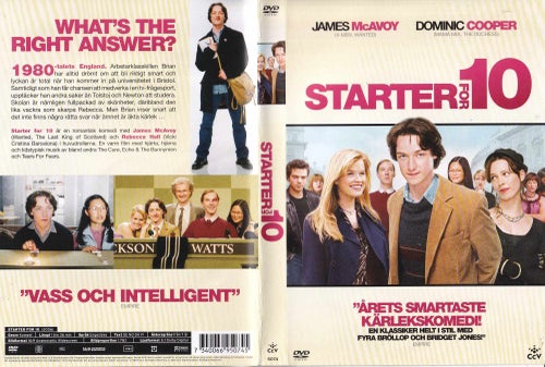 DVD - STARTER FOR 10 - SÖNDAGSFILMEN