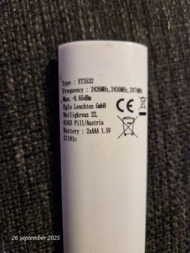EGLO Fjärrkontroll ET3532