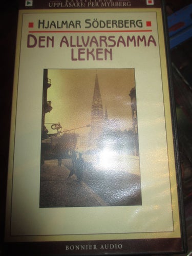 Ljudbok, Per Myrberg läser den allvarsamma leken , Hjalmar Söderberg, Kassettbok