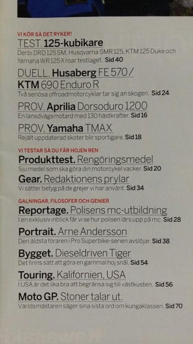 Bike 9 2012: Husqvarna SMR 125, Derbi DRD 125 SM, KTM 125 Duke, Yamaha WR 125 X