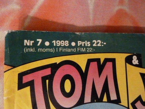 TOM & JERRY, NR 7-1998, TIDNING