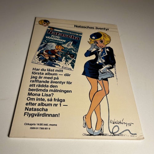 Nataschas äventyr #2, 1a upplaga, toppex! VF