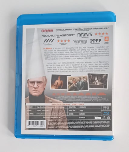 Flimmer Blu-ray / Kjell Bergqvist, Jacob Nordensson / Sv Tal & Text / Fin Skiva
