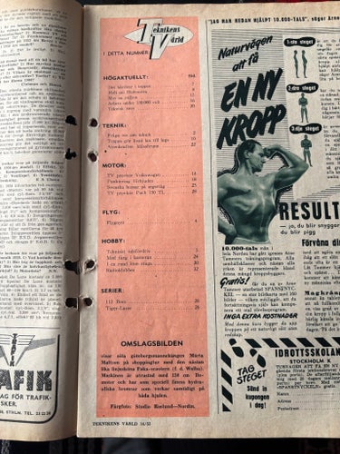 Teknikens Värld 1953 Nr 14 - Volkswagen, Puch, Indian