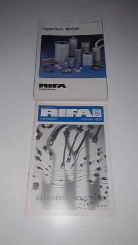 RIFA - Capacitors 1985/86 + Information 1974