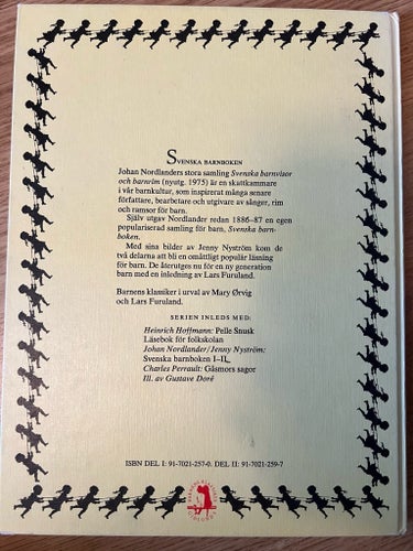 Svenska Barnboken - Förra Samlingen - Johan Nordlander - 1975