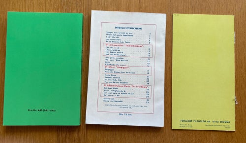 Retro visböcker med noter – Visor man aldrig glömmer (256 sidor) + I vår lilla b
