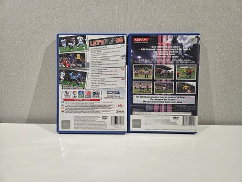 FIFA 09 & Pro Evolution Soccer 4 - PlayStation 2 (PS2)