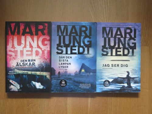 Mari Jungstedt - 3 böcker .