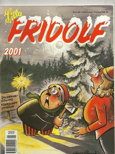 Lilla Fridolf 2001 julalbum oläst