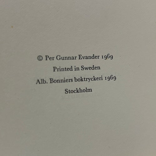 Uppkomlingarna En personundersökning av Per Gunnar Evander, Very Good+