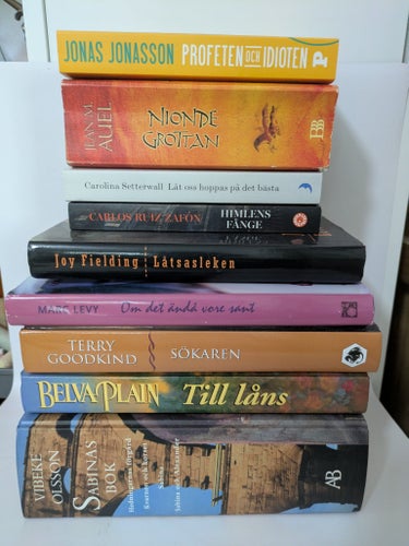 Samling romaner/fantasy – 9 böcker