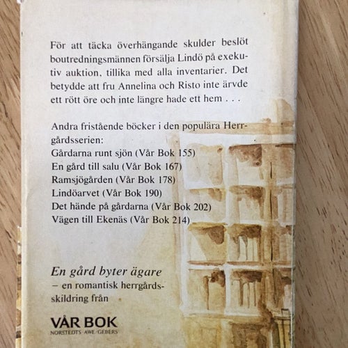 En gård byter ägare - Birgit Th. Sparre