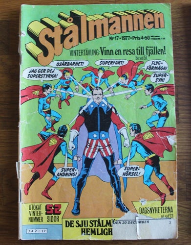STÅLMANNEN 1977 NR 17