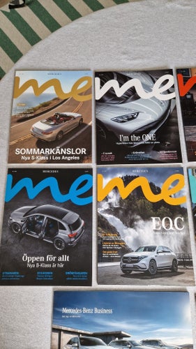 NOS / Nya Tidningar och broschyrer från Mercedes-Benz