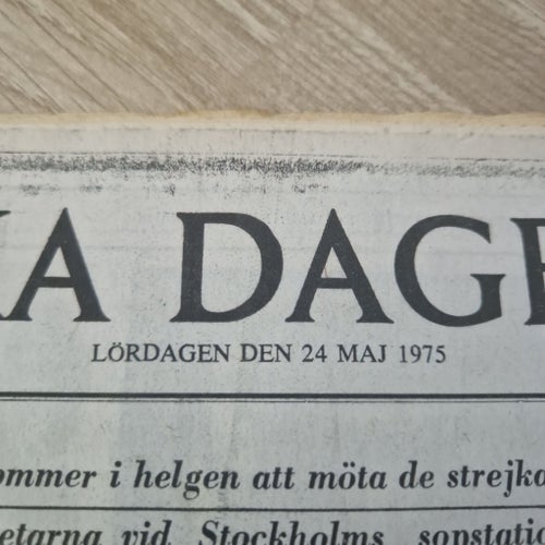 Svenska Dagbladet Lördagen den 24 Maj 1975