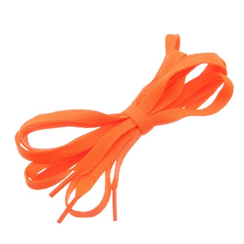 Skosnören - Platta [140 cm] - Neonorange
