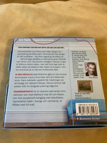 CD Ljudbok / Lars Kepler / Paganinikontraktet