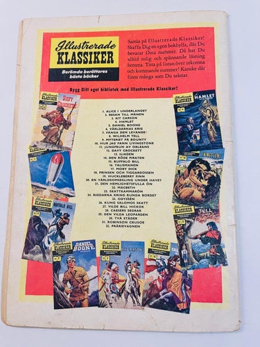 Illustrerade Klassiker Nr 30 , Första Utgåva !