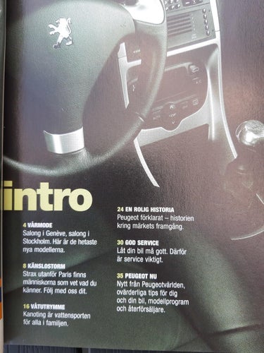 Peugeot New nr 1 2003 - kundtidning