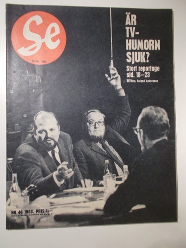SE Nr 46 1963 TV-skäggen Beppe sjuk humor på TV