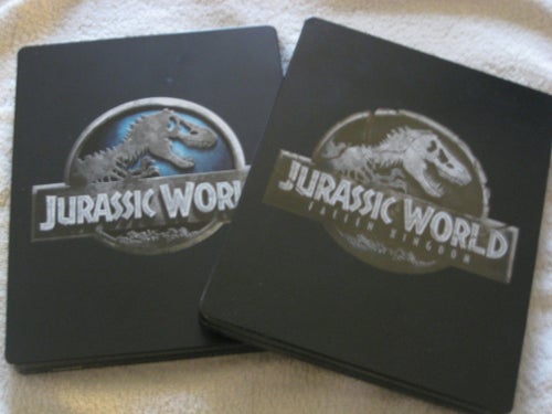 JURASSIC WORLD X 2 STEELBOOK (SWEDISH TEXT) 4K + BLURAY