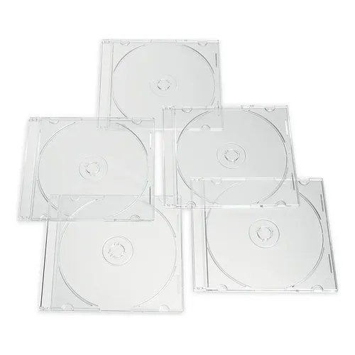 NYA! 5x5 pack jewel case CD-fordral single med tray inkl moms