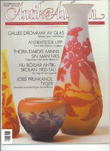 Antik & Auktion 2/1988 - Emile Gallé, Nils von Dardel, Jobs m m