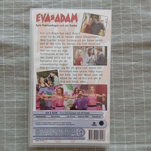 Eva & Adam - Fyra födelsedagar och ett fiasko (VHS) - Retro!