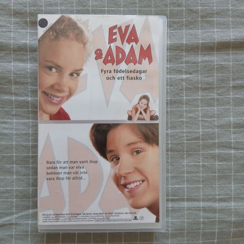 Eva & Adam - Fyra födelsedagar och ett fiasko (VHS) - Retro!