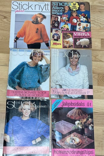 11 stycken stick (virk)tidningar-Se hit!