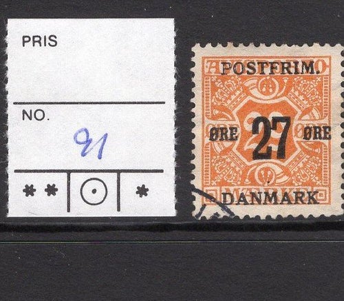 Danmark afa 91 – afa 70 kr. (215)