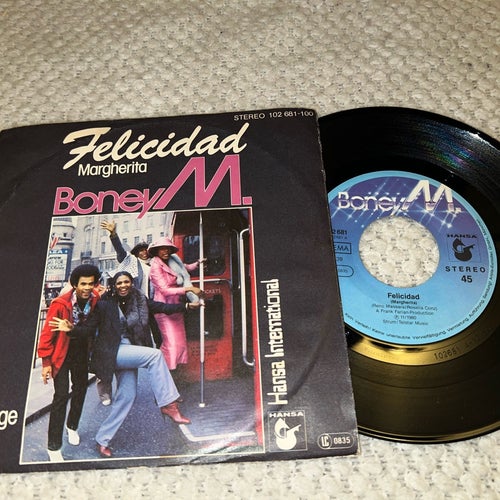 Boney M. - Felicidad Margherita / Strange 7” Tyskland
