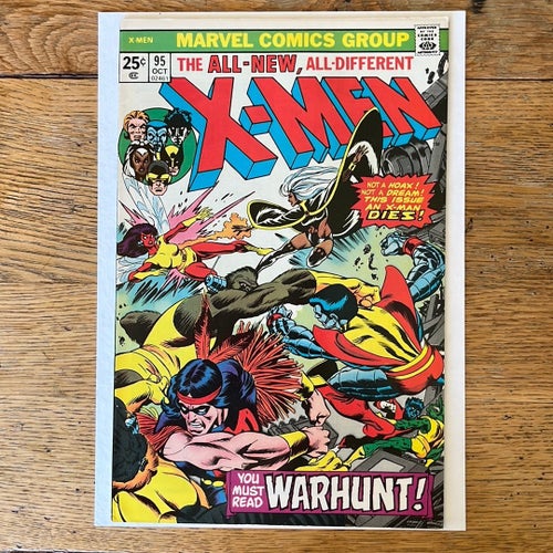 The Uncanny X-Men #95 (Marvel, 1975) Death of Thunderbird