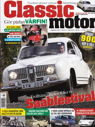 Classic 2007-5 Saab Monte Carlo.Volvo 264.Lloyd.Valiant V100.MZ