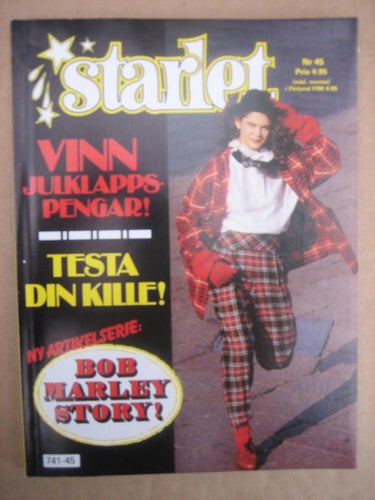 Starlet Nr:45-1984  (I Närbild: Flying Pickets)  Bob Marley Story Del 1