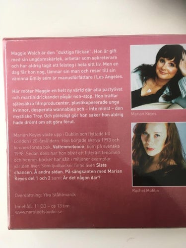 ÄNGLAR Marian Keyes Ljudbok CD