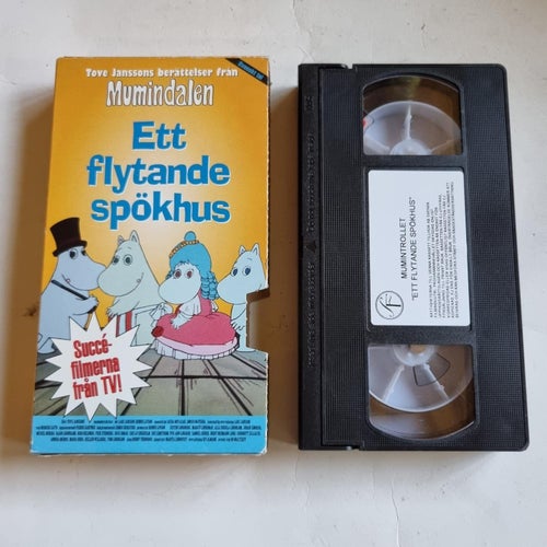 Mumindalen Ett flytande spökhus vhs film