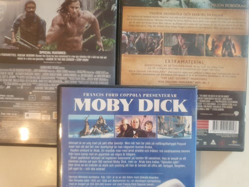DVD-Filmer: Tarzan, Moby Dick, Hobbit - Femhäraslaget