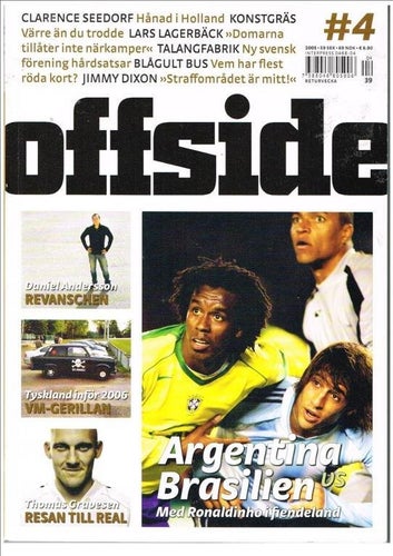 OFFSIDE 2005 ( 6) Nr 4 - Daniel Andersson, Thomas Gravesen