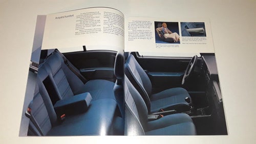 Volvo 340 360 40 sidor tryckt 1985 text svenska