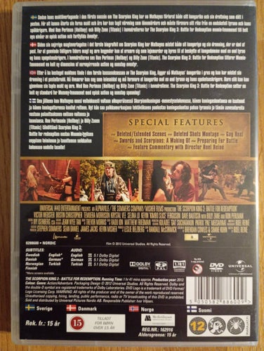 The Scorpion King 3: Battle for Redemption DVD 2012