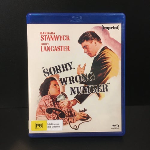 Blu-ray "Sorry, Wrong Number" (Stanwyck, Lancaster, 1948)