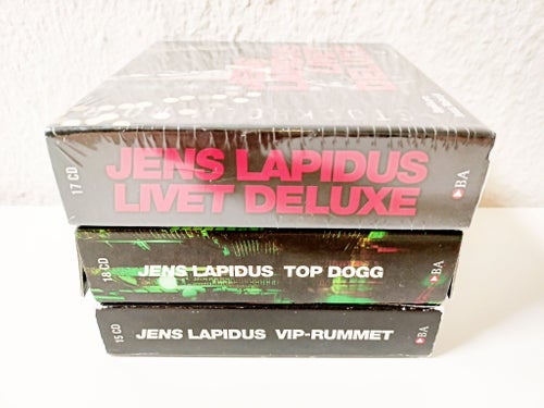 Jens Lapidus 3st Ljudböcker 50CD Jonas Malmsjö
