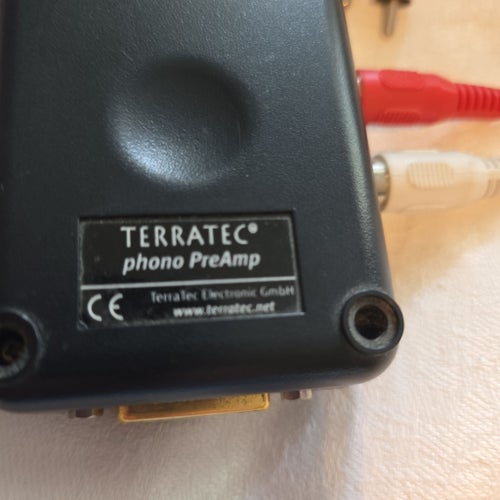 Terratec Phono PreAmp skivspelare PC-gränssnitt